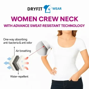 Women’s Scoop Neck Sweat-Resistant Undershirt