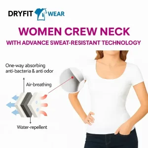 Women’s Scoop Neck Sweat-Resistant Undershirt