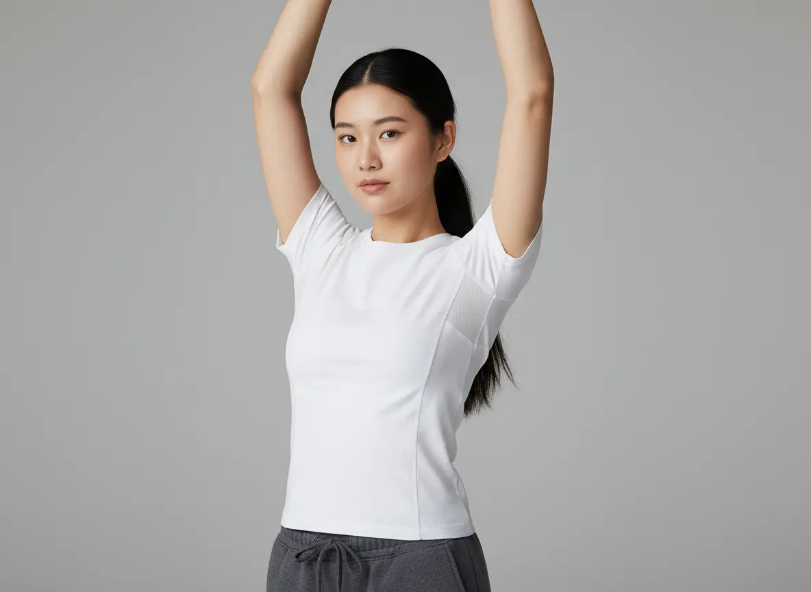 Women Crew Neck Sweat Proof Undershirt - Image 3