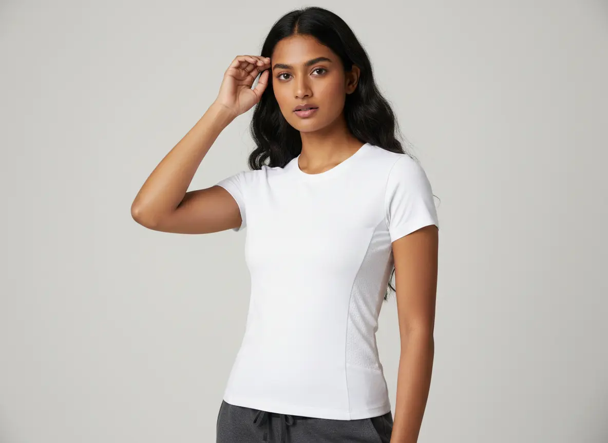 Women Crew Neck Sweat Proof Undershirt - Image 2