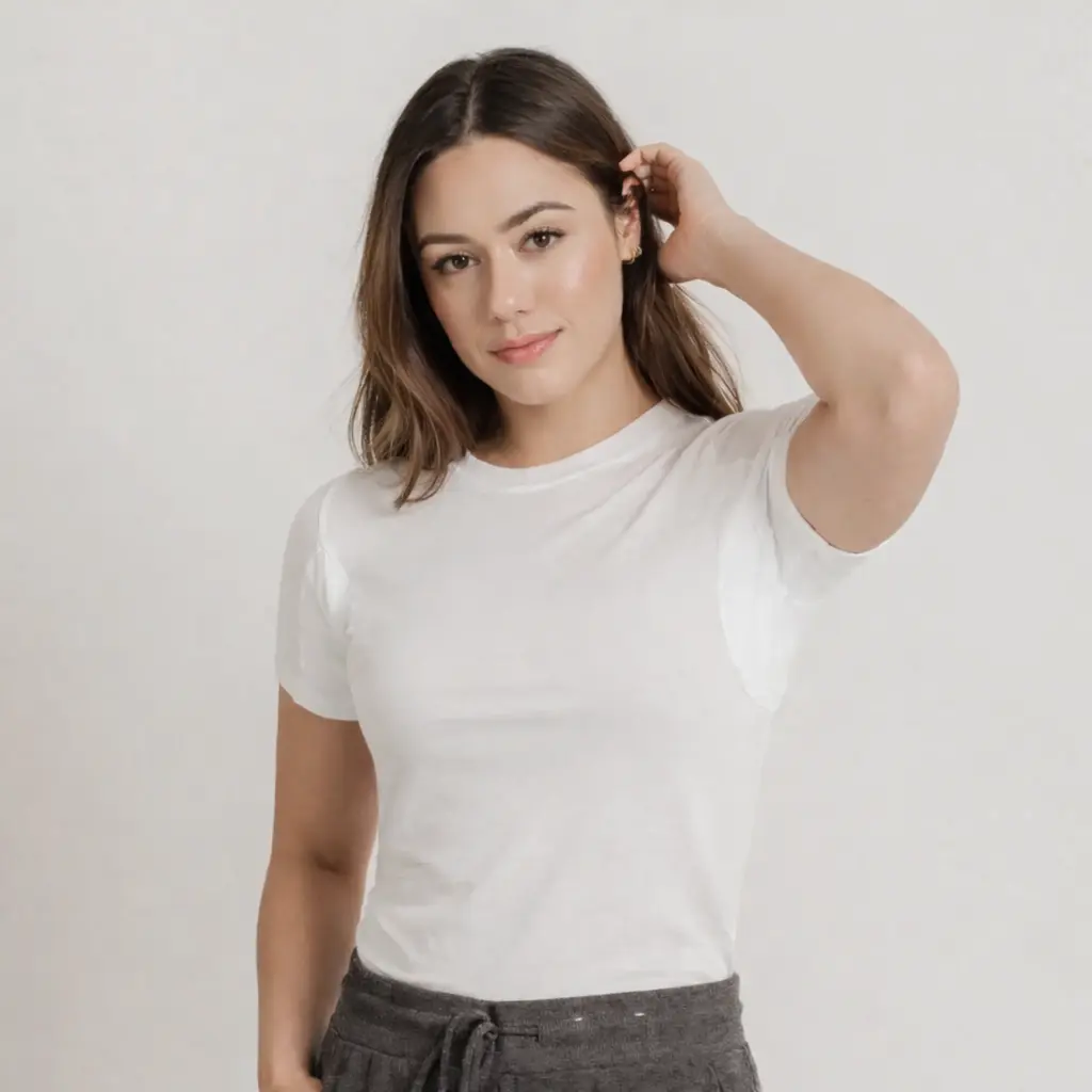 Women Crew Neck Sweat Proof Undershirt